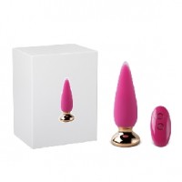 APP Controlled Anal Plug 10-speed with Remote Control pink